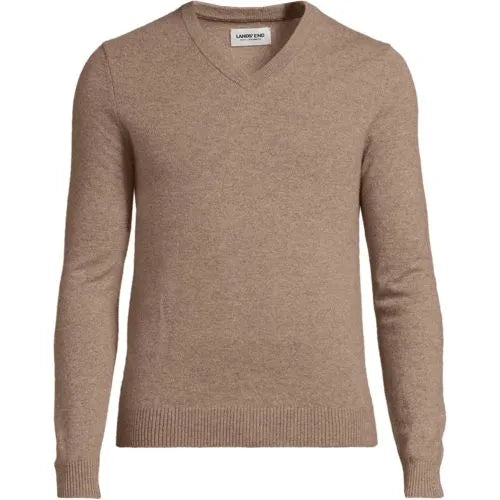 Men's Fine Gauge Cashmere V-neck Sweater