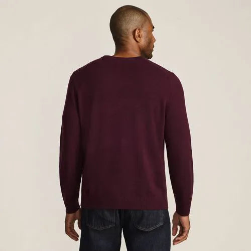 Men's Fine Gauge Cashmere V-neck Sweater