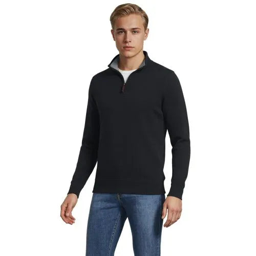 Bedford Rib Quarter Zip Pullover Sweater