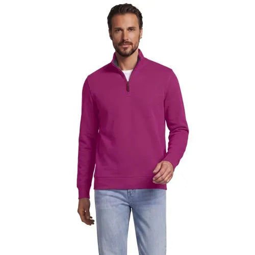 Bedford Rib Quarter Zip Pullover Sweater