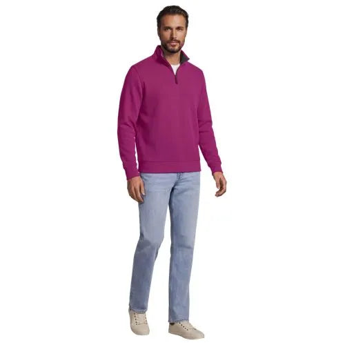 Bedford Rib Quarter Zip Pullover Sweater