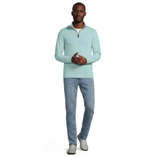 Bedford Rib Quarter Zip Pullover Sweater