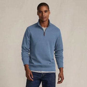Bedford Rib Quarter Zip Pullover Sweater