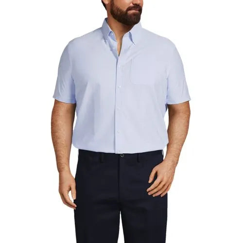 Men's Short Sleeve Buttondown Oxford Sport Shirt
