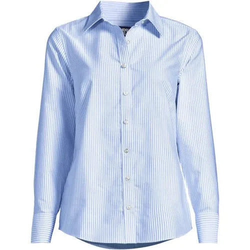 Women's Long Sleeve Oxford Shirt