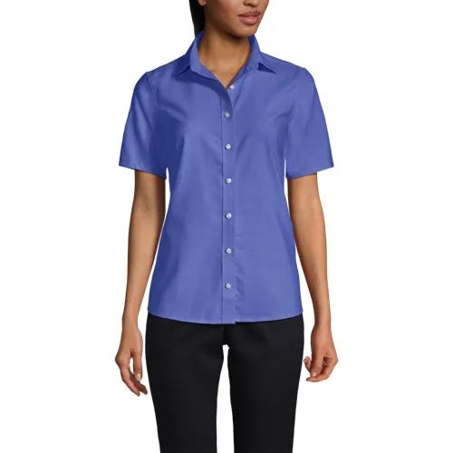 School Uniform Women's Short Sleeve Oxford Shirt