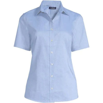 School Uniform Women's Short Sleeve Oxford Shirt