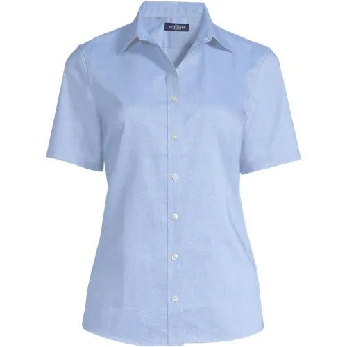 School Uniform Women's Short Sleeve Oxford Shirt