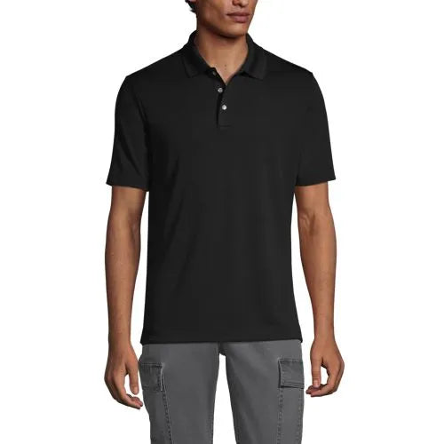 Men's Short Sleeve Solid Active Polo Shirt