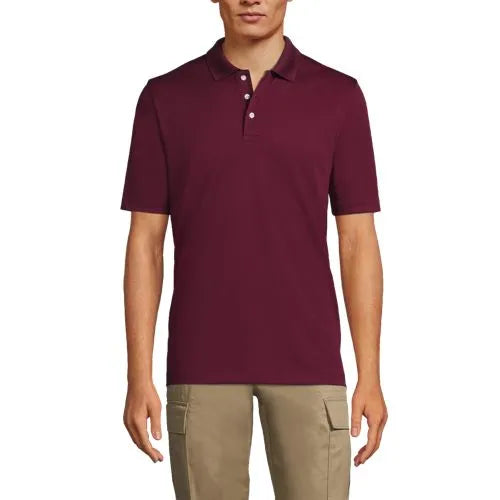 Men's Short Sleeve Solid Active Polo Shirt