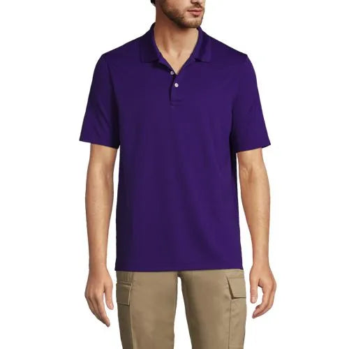 Men's Short Sleeve Solid Active Polo Shirt