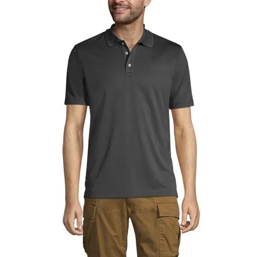 Men's Short Sleeve Solid Active Polo Shirt