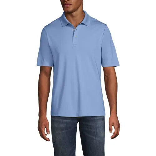 Men's Short Sleeve Solid Active Polo Shirt