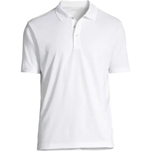 Men's Short Sleeve Solid Active Polo Shirt