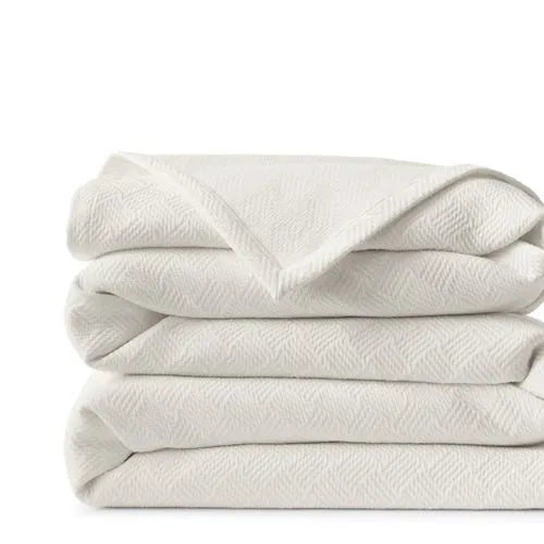 Basketweave Cotton Matelasse Coverlet