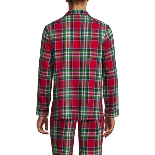 Men's Classic Fit Flannel Pajama Shirt