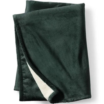 Sherpa Fleece Throw Blanket