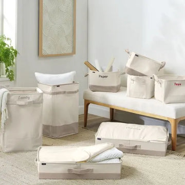 Small Canvas Storage Tote