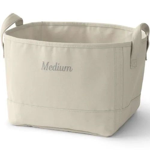 Small Canvas Storage Tote