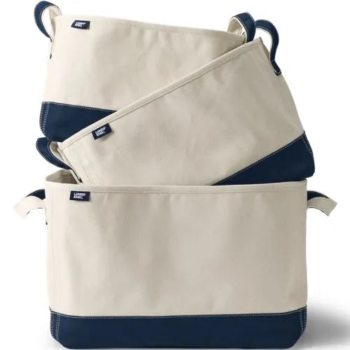 Small Canvas Storage Tote