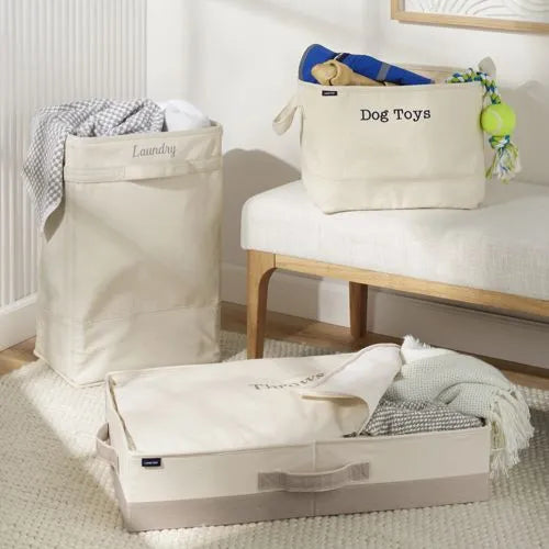 Small Canvas Storage Tote