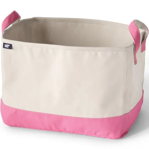 Small Canvas Storage Tote
