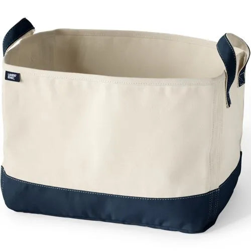 Small Canvas Storage Tote