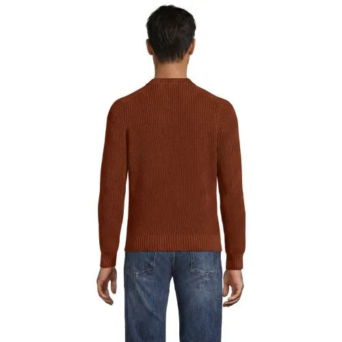 Men's Cotton Drifter Saddle Crewneck Shaker Sweater