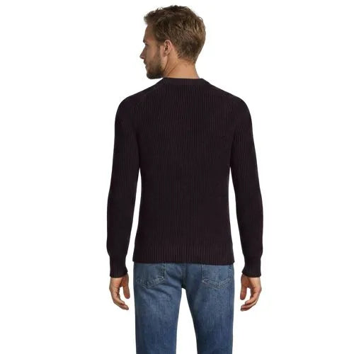 Men's Cotton Drifter Saddle Crewneck Shaker Sweater