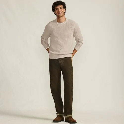 Men's Long Sleeve Drifter Marl Crewneck Sweater