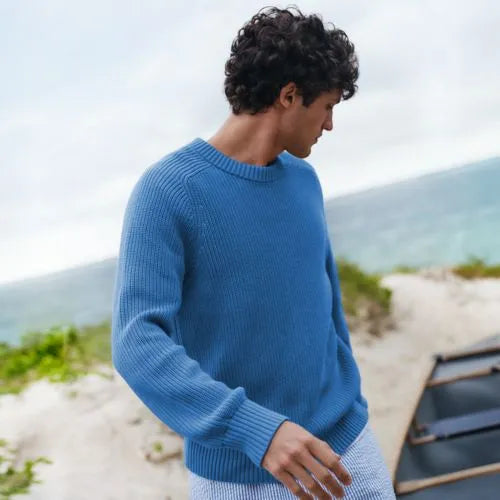 Men's Long Sleeve Drifter Marl Crewneck Sweater