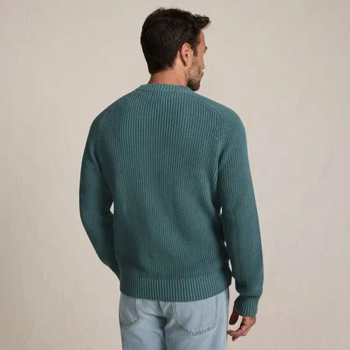 Men's Cotton Drifter Saddle Crewneck Shaker Sweater