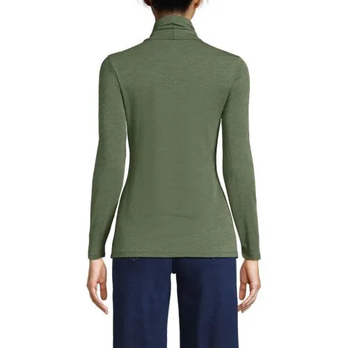 Lightweight Jersey Long Sleeve Turtleneck