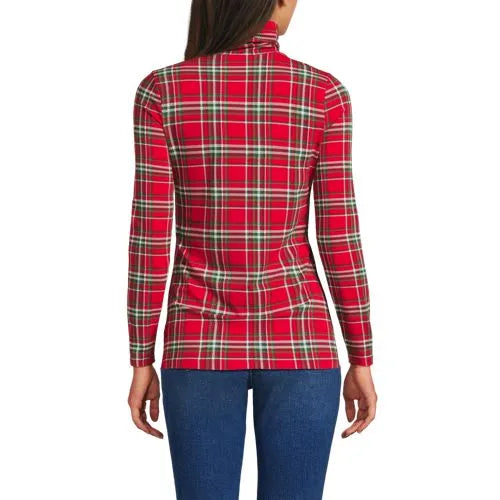 Lightweight Jersey Long Sleeve Turtleneck