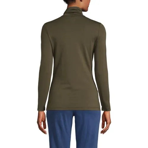 Lightweight Jersey Long Sleeve Turtleneck