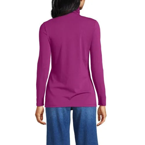 Lightweight Jersey Long Sleeve Turtleneck