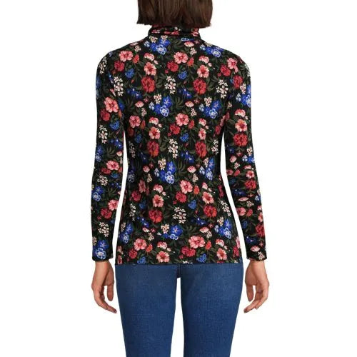 Lightweight Jersey Long Sleeve Turtleneck