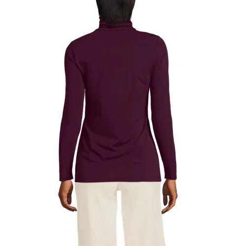 Lightweight Jersey Long Sleeve Turtleneck