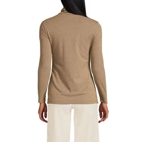 Lightweight Jersey Long Sleeve Turtleneck