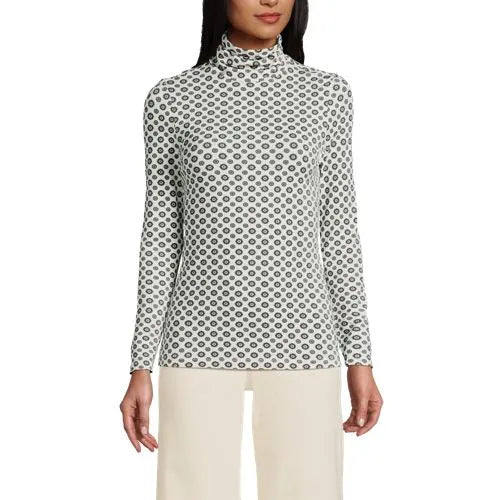 Lightweight Jersey Long Sleeve Turtleneck