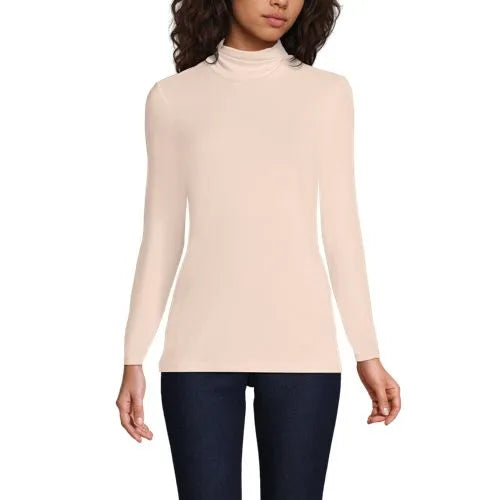 Lightweight Jersey Long Sleeve Turtleneck