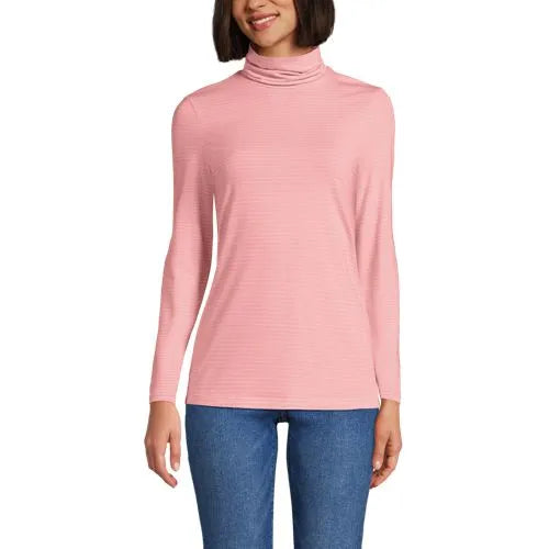 Lightweight Jersey Long Sleeve Turtleneck