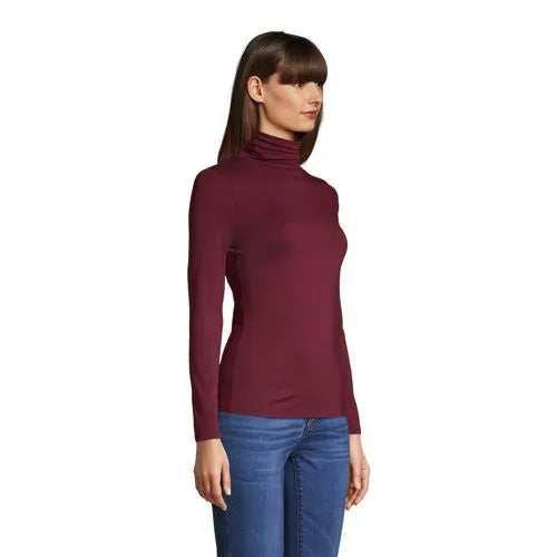 Lightweight Jersey Long Sleeve Turtleneck