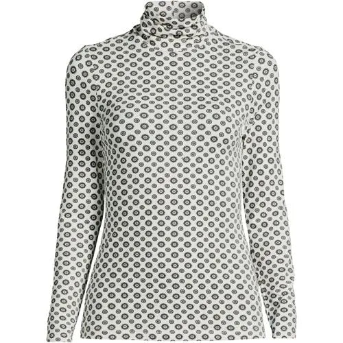 Lightweight Jersey Long Sleeve Turtleneck