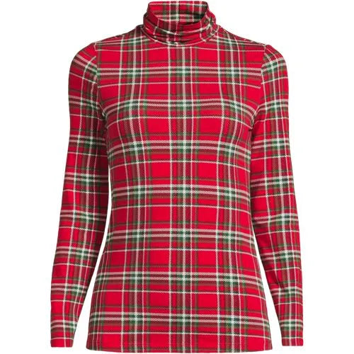 Lightweight Jersey Long Sleeve Turtleneck