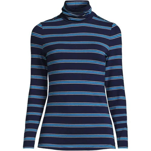 Lightweight Jersey Long Sleeve Turtleneck