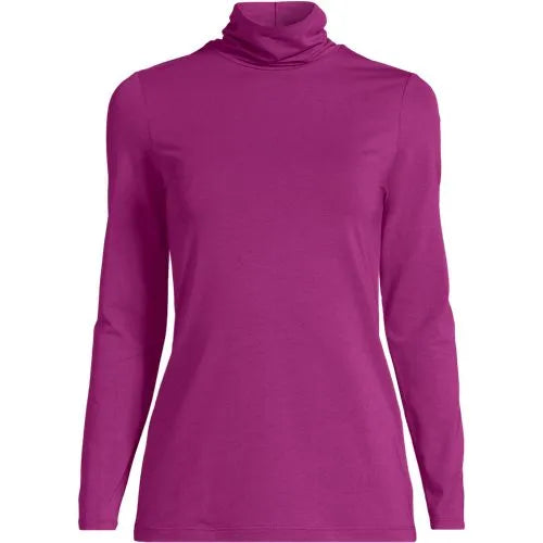 Lightweight Jersey Long Sleeve Turtleneck