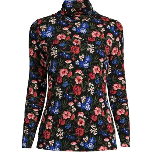 Lightweight Jersey Long Sleeve Turtleneck