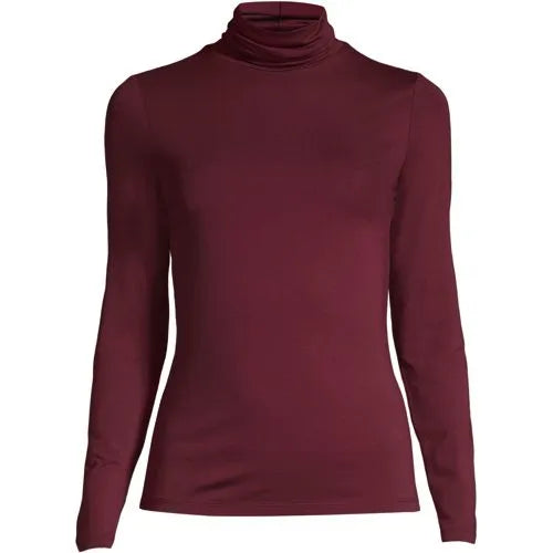 Lightweight Jersey Long Sleeve Turtleneck