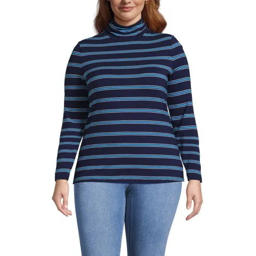 Lightweight Jersey Long Sleeve Turtleneck